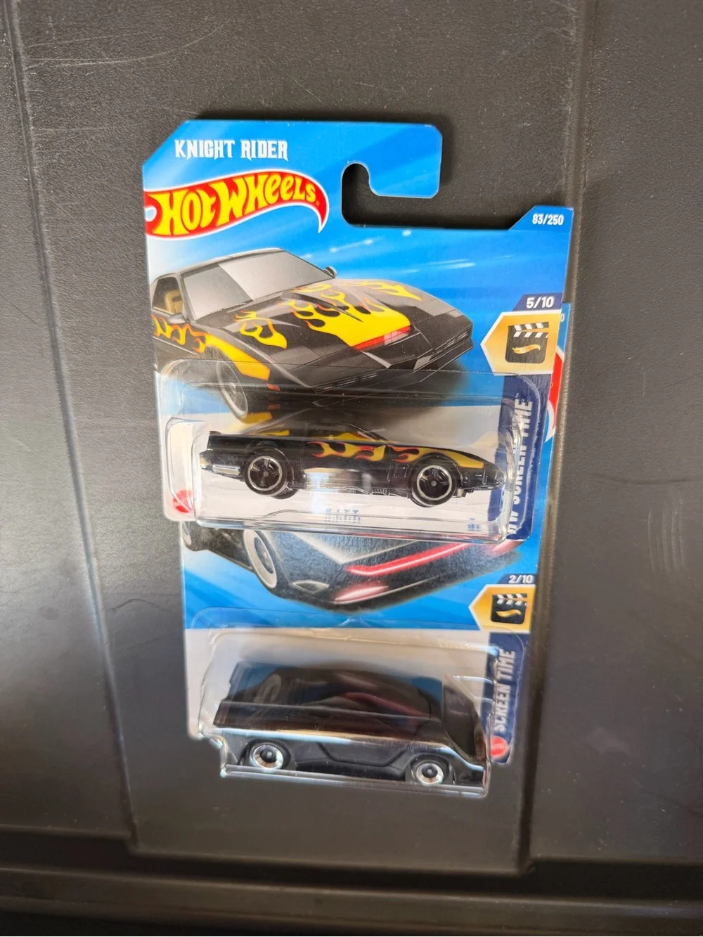Hot Wheels Knight Rider Black Toy Car with Red Accents
